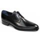 Duca Di Matiste "Forano" Black Genuine Italian Calf Leather Lace-Up Dress Shoes.